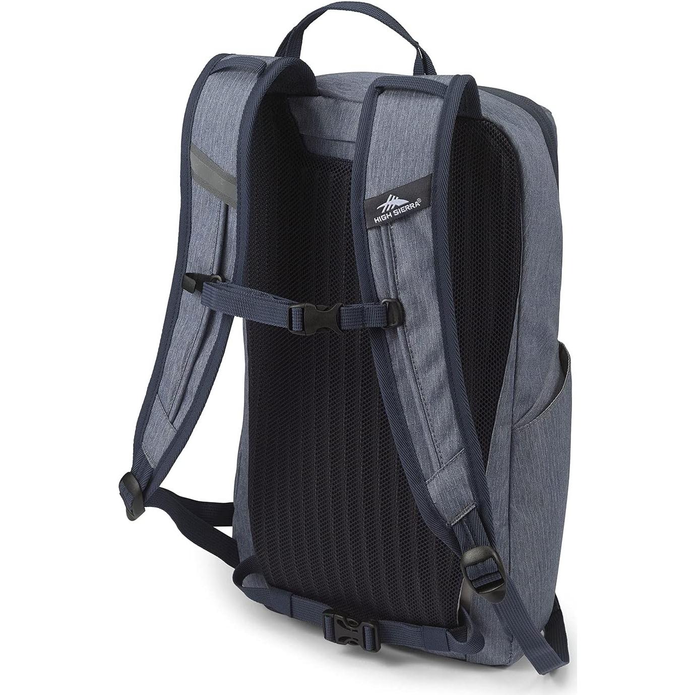 Mochila Commuter High Sierra Gris Azul 18L Acolchada