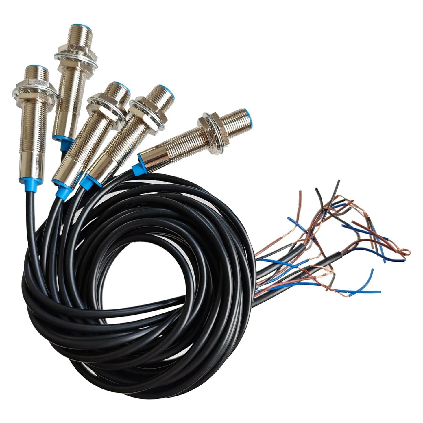 Sensor de Proximidad NPN NC NJK-5002D 5 Pcs 6-36V DC