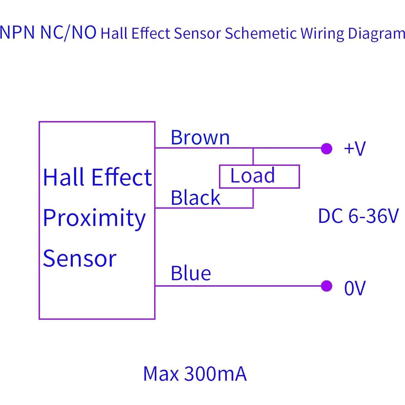 Sensor de Proximidad NPN NC NJK-5002D 5 Pcs 6-36V DC
