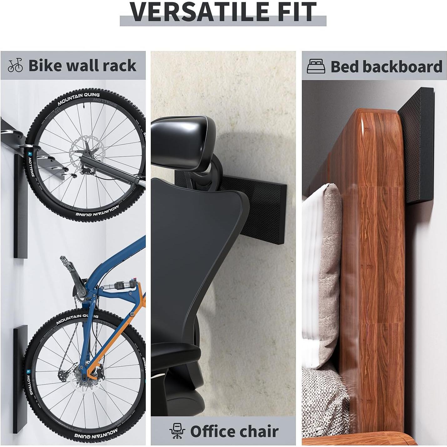 Protector de Pared de Garaje Caballus GWP02S 2-Pack Negro