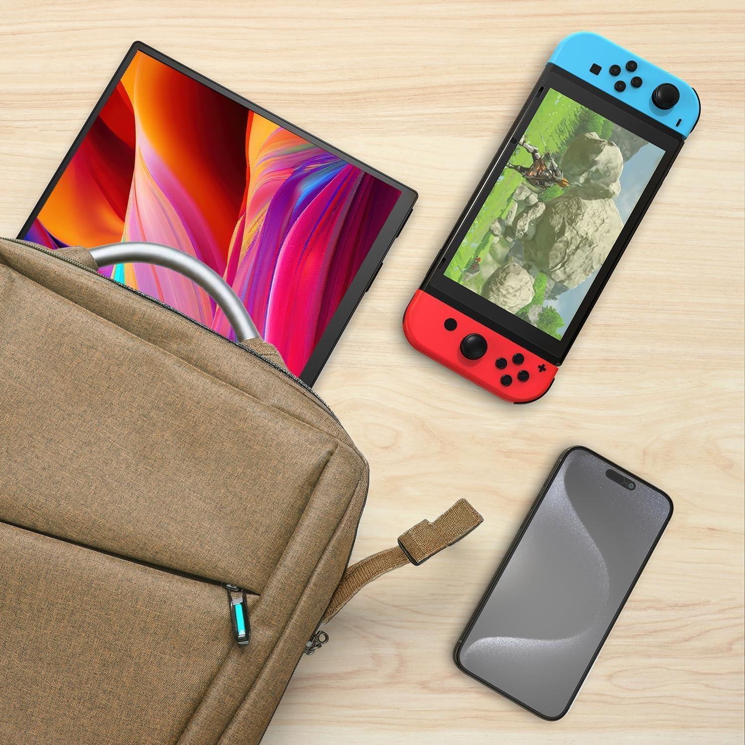 Monitor Portátil Kado 15.6" FHD 1080p IPS HDMI USB-C