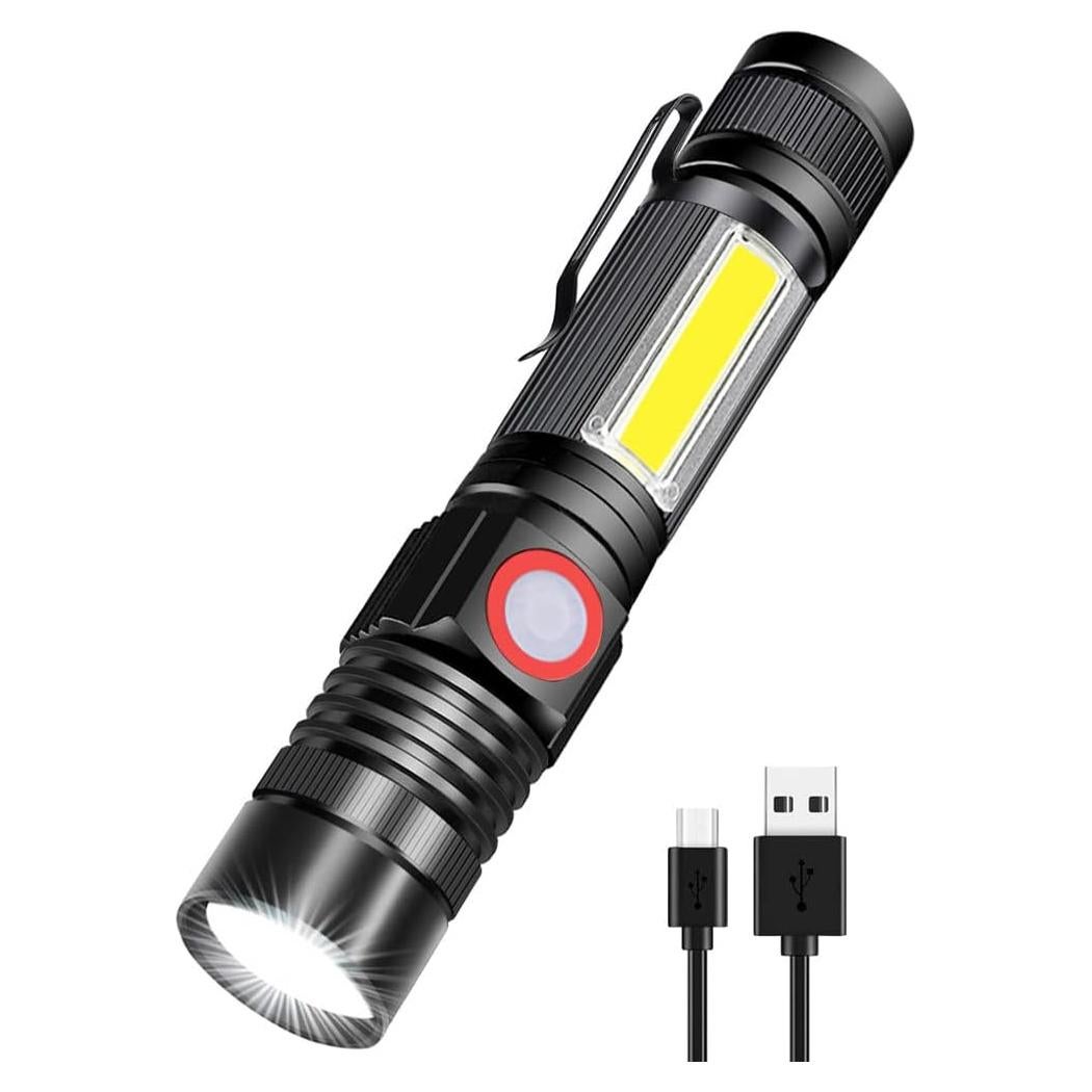 Linterna LED recargable Spriak 1000 lúmenes IPX6 magnética