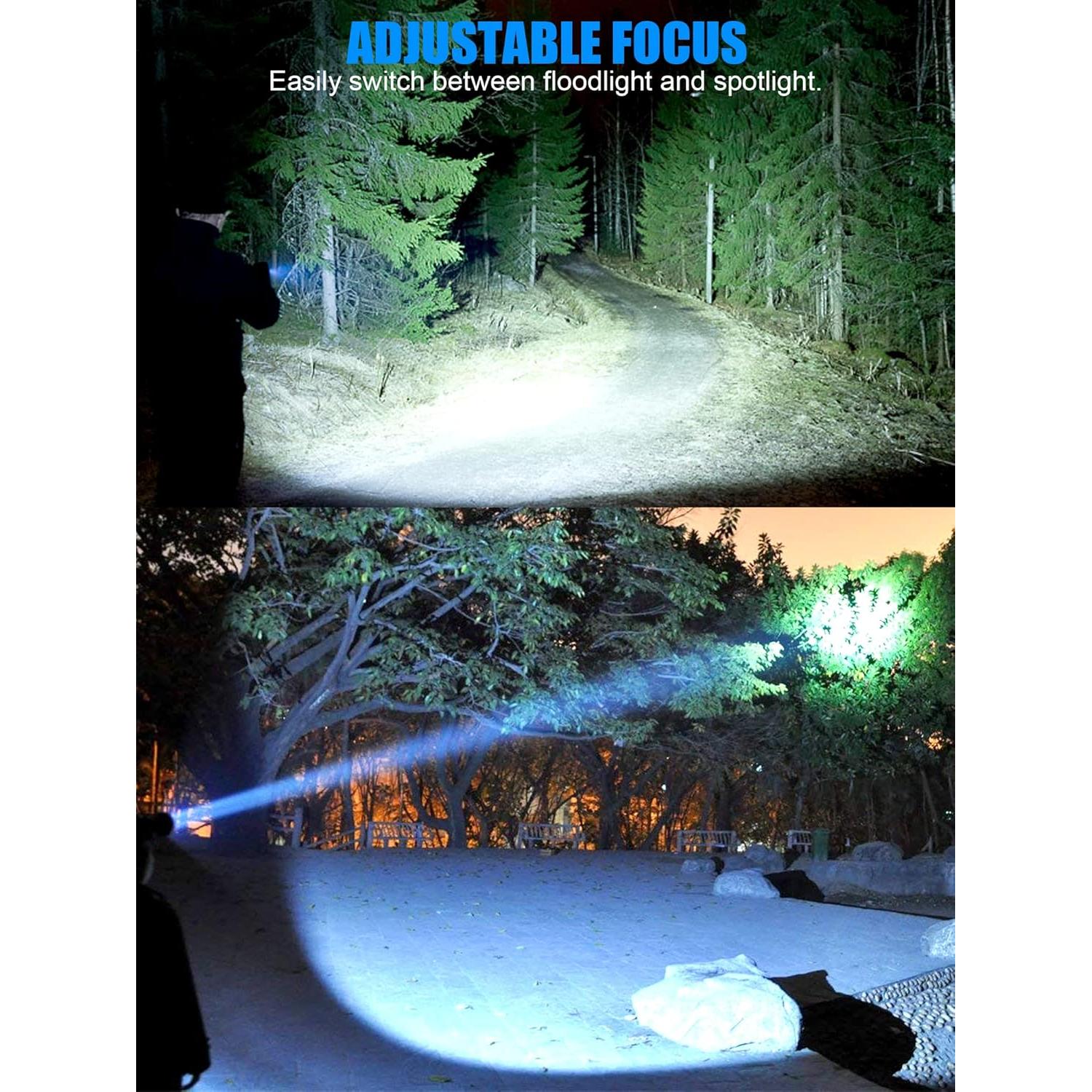 Linterna LED recargable Spriak 1000 lúmenes IPX6 magnética