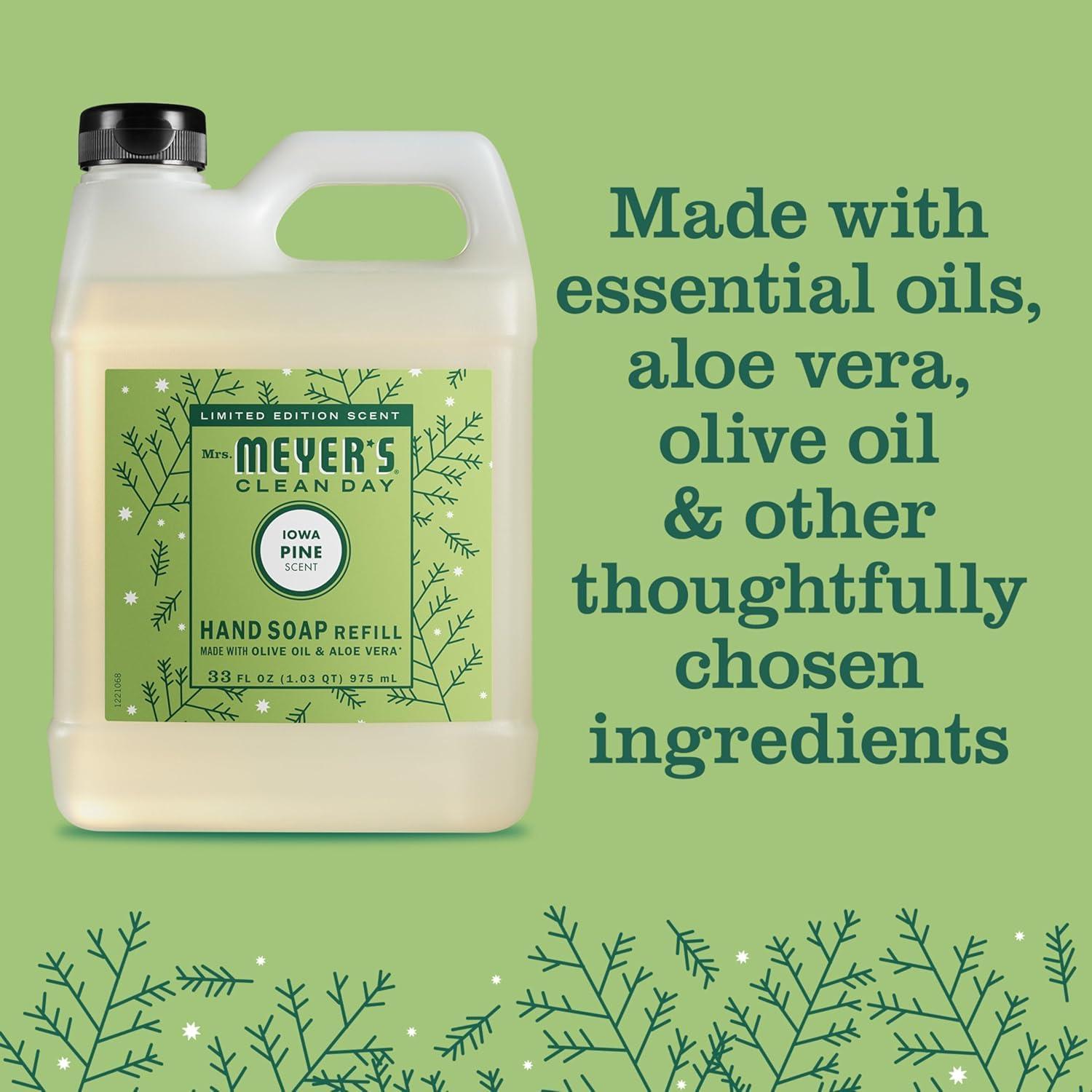 Recarga Jabón Líquido para Manos Mrs. Meyer's Pino 980ml