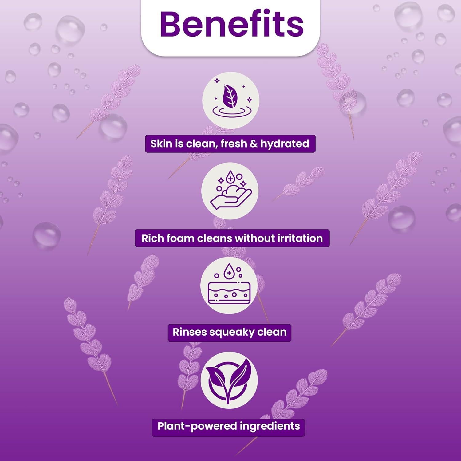 Jabón Corporal Vegano Suvechha Lavanda 340g Orgánico Hidratante