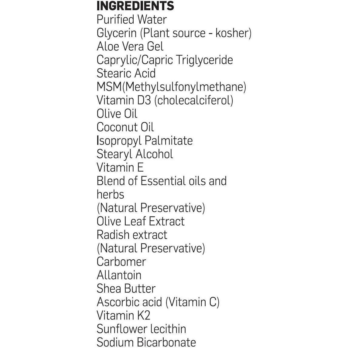 Crema de Vitamina D3 15000UI BIOLABS PRO con K2 - 85g