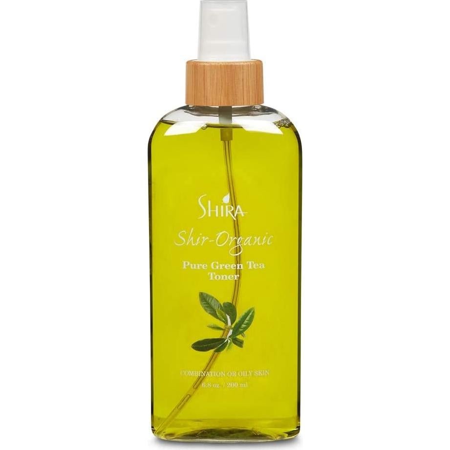 Tónico Facial Orgánico Shira de Té Verde 200ml - Hidratante Piel Normal a Grasa