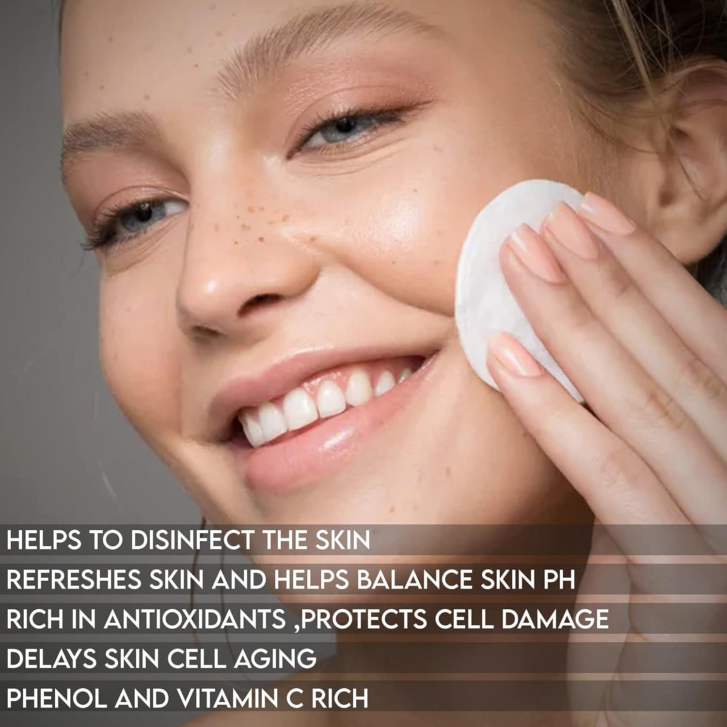 Tónico Facial Orgánico Shira de Té Verde 200ml - Hidratante Piel Normal a Grasa