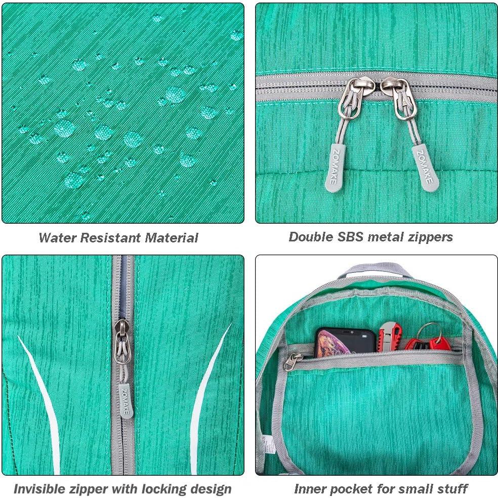 Mochila Plegable ZOMAKE 25L Resistente al Agua Verde