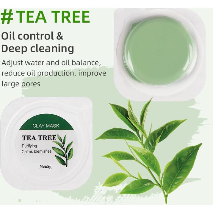 Kit de Mascarilla Facial Orgánica BERVEAL Cúrcuma Té Verde