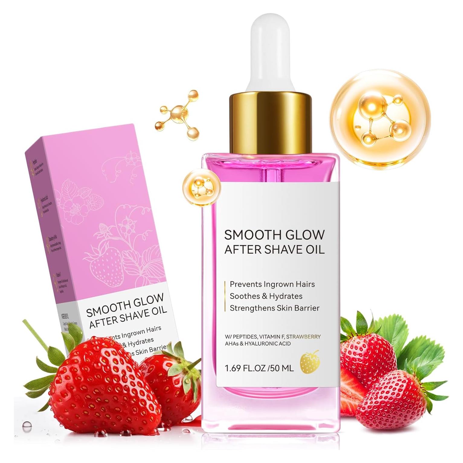 Aceite After Shave Fresa 50 ML - Hidratante y Calmante