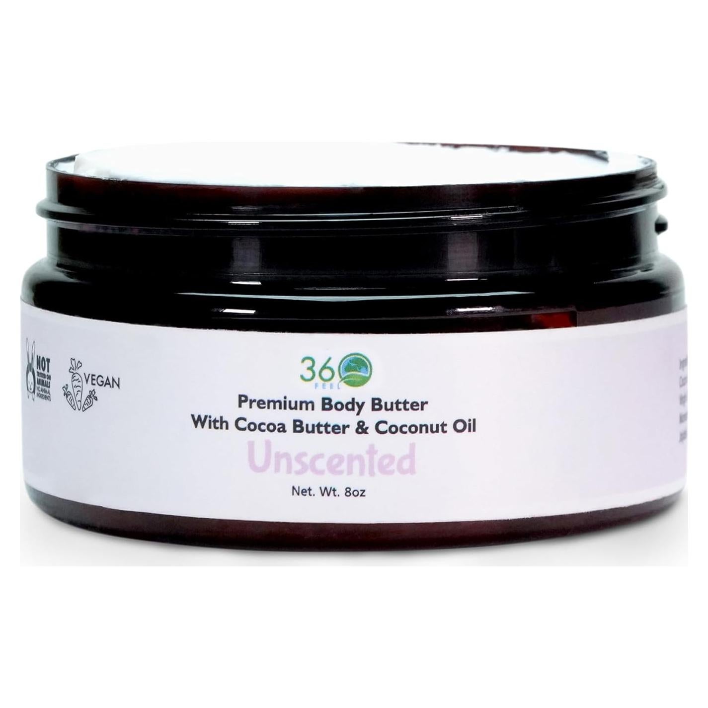 Manteca Corporal Sin Fragancia 360Feel - Hidratante Natural 226g