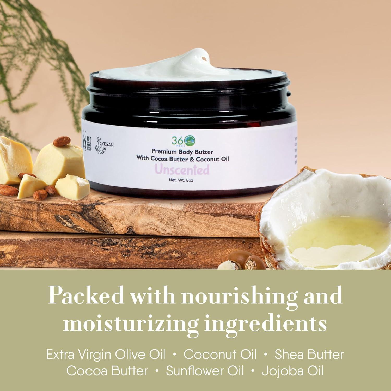 Manteca Corporal Sin Fragancia 360Feel - Hidratante Natural 226g