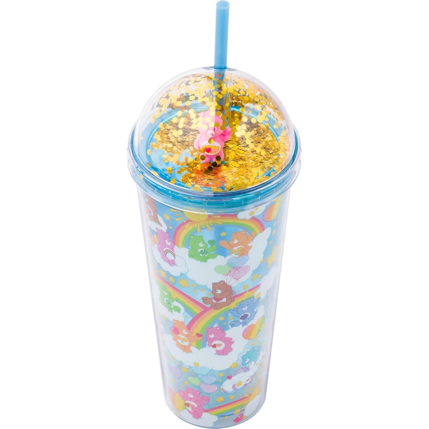 Vaso de viaje Care Bears Silver Buffalo 710 ml con tapa