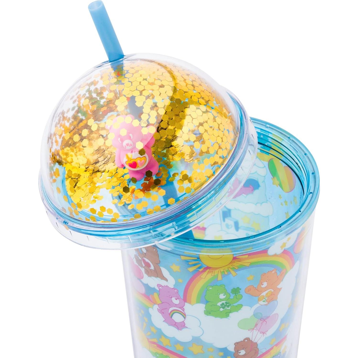 Vaso de viaje Care Bears Silver Buffalo 710 ml con tapa