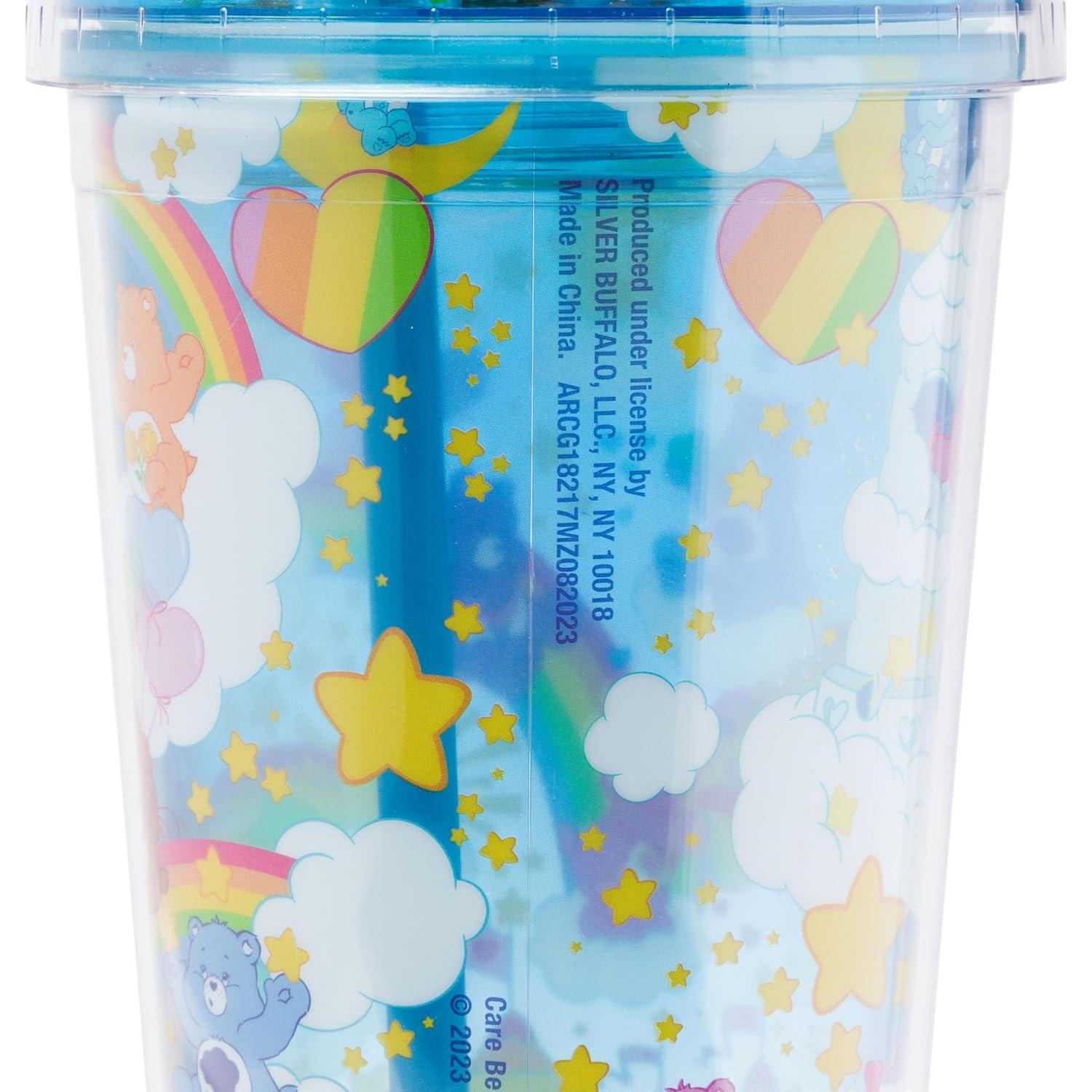 Vaso de viaje Care Bears Silver Buffalo 710 ml con tapa