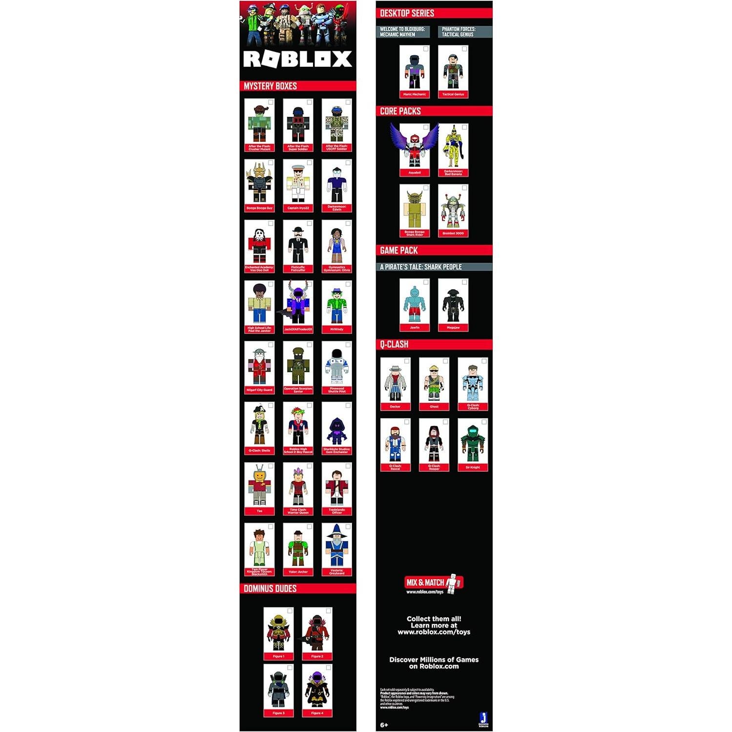 Figuras de Acción Roblox Jazwares Brainbot 3000 + 2 Misteriosas