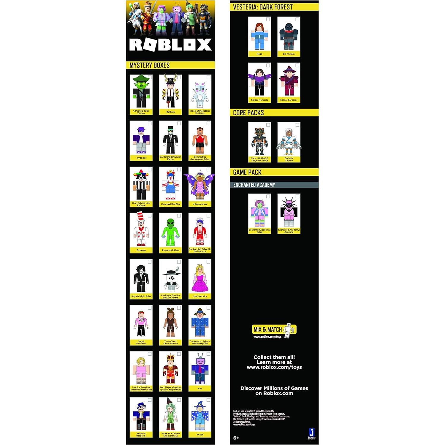 Figuras de Acción Roblox Jazwares Brainbot 3000 + 2 Misteriosas