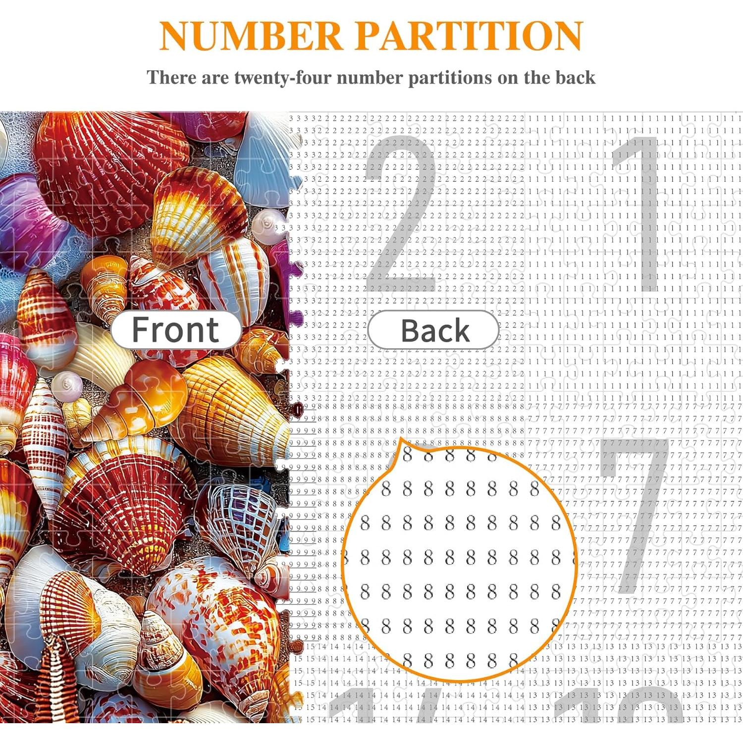 Rompecabezas de 1000 Piezas ALL4JIG Conchas Marinas