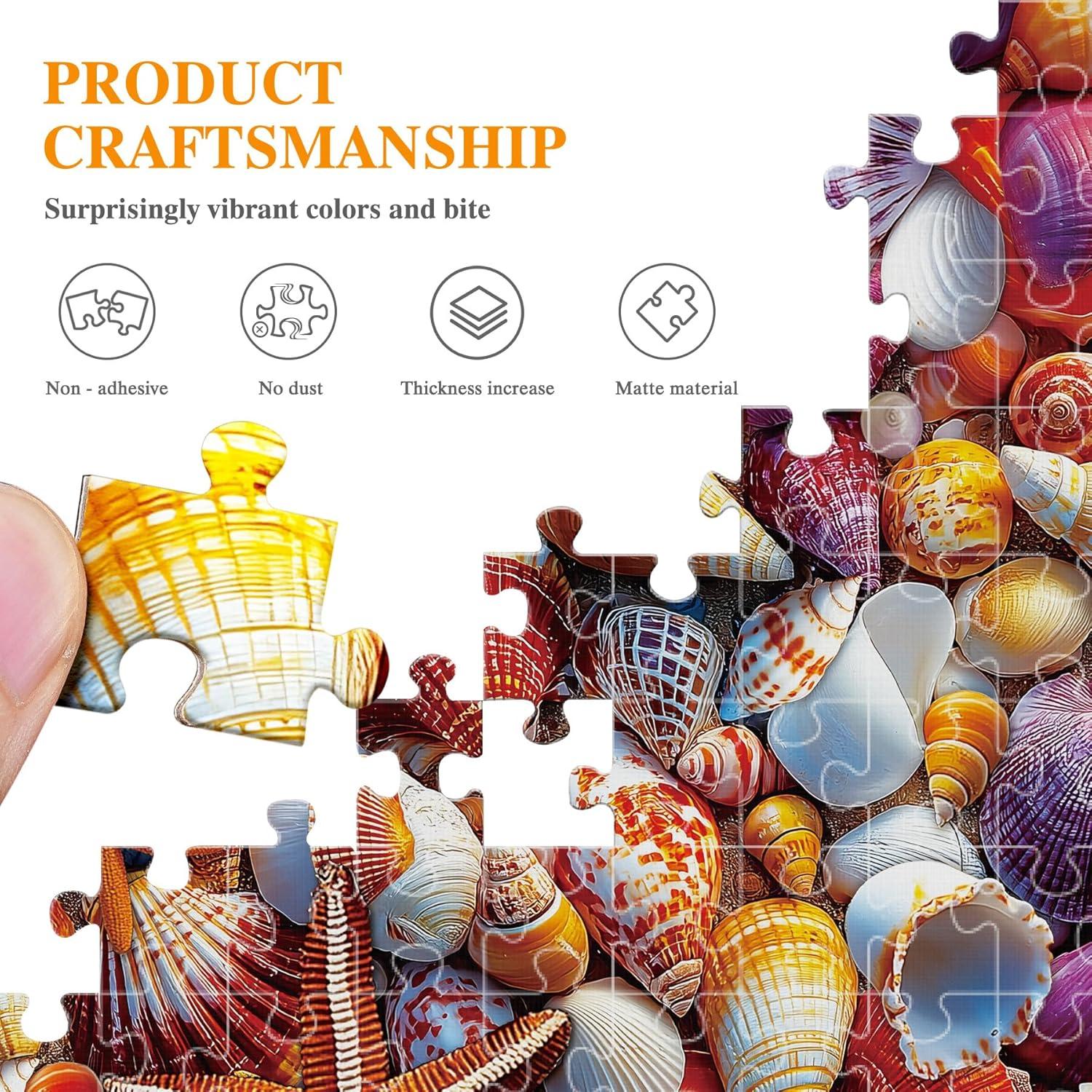 Rompecabezas de 1000 Piezas ALL4JIG Conchas Marinas