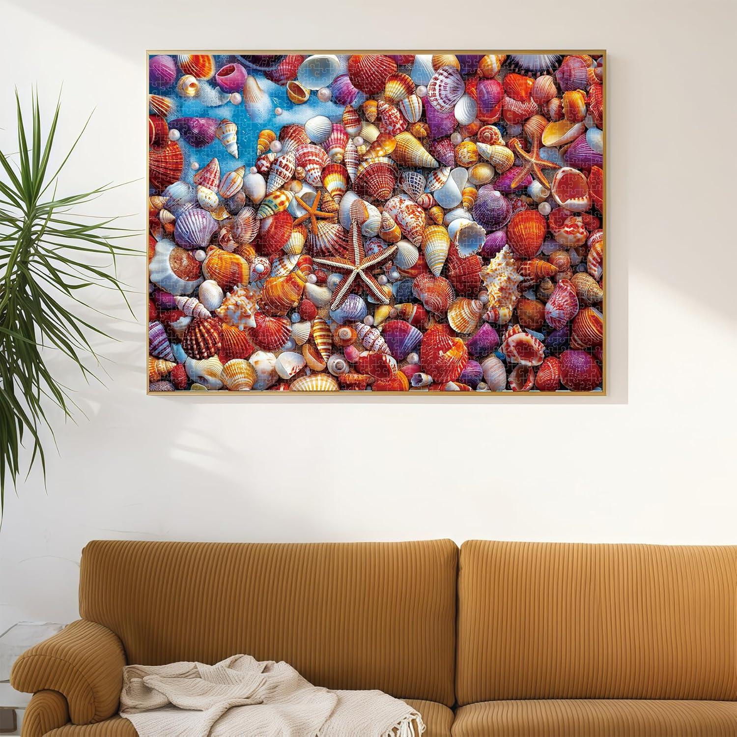 Rompecabezas de 1000 Piezas ALL4JIG Conchas Marinas