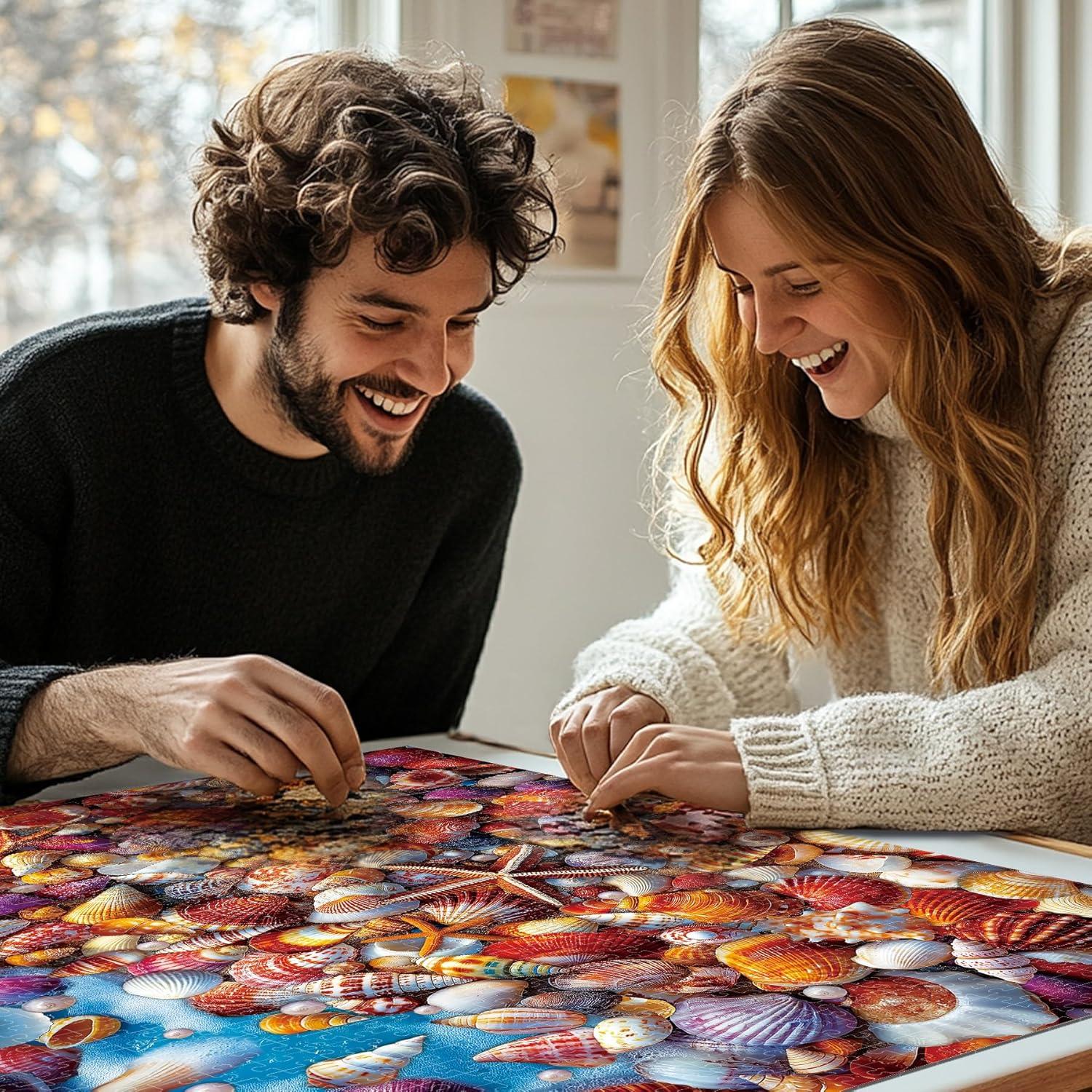 Rompecabezas de 1000 Piezas ALL4JIG Conchas Marinas