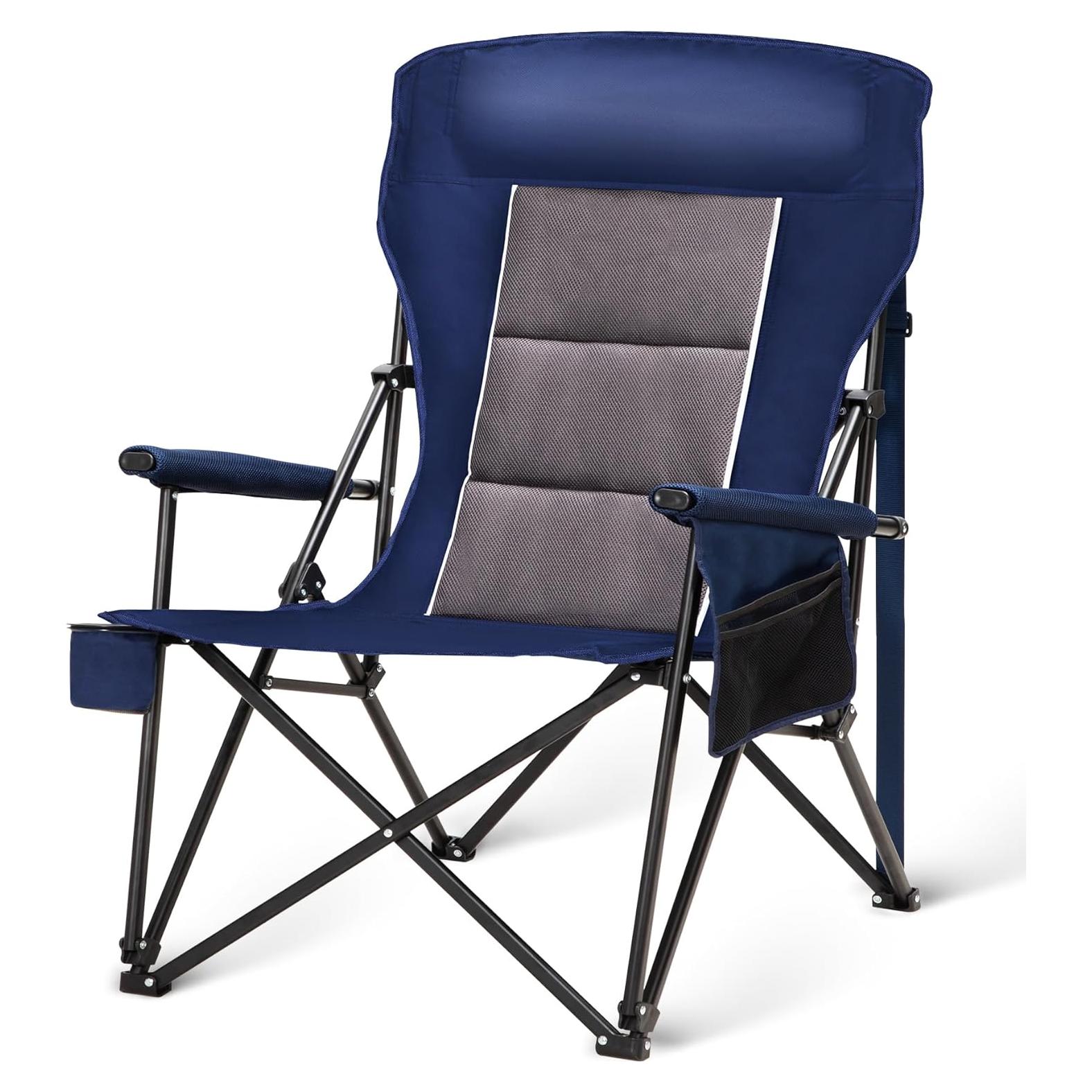 Silla de Camping LET'S CAMP Plegable Respaldo Alto 226.8 kg