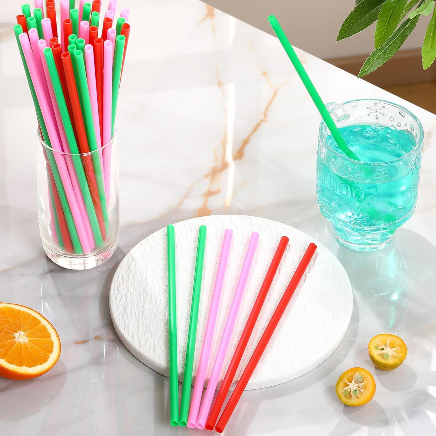 Popotes desechables en forma de corazón YAOSHENG 100 unidades