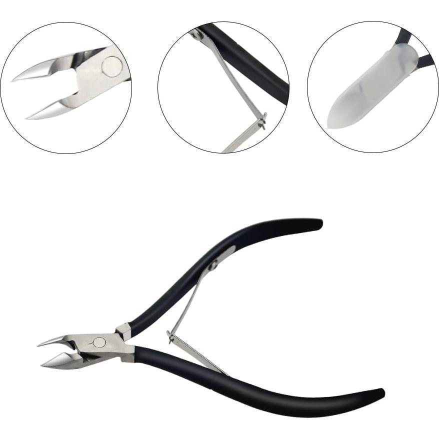 Juego de Cortadores de Cutículas XINMEIWEN 8 Piezas Acero Inoxidable