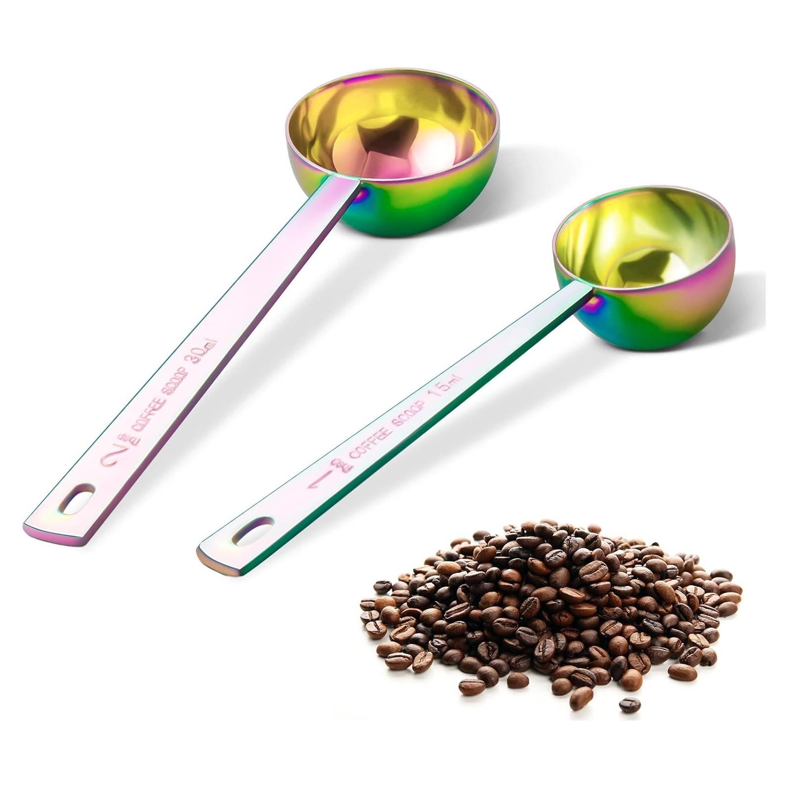 Juego de cucharas medidoras de café Safring - Acero inoxidable 2 piezas
