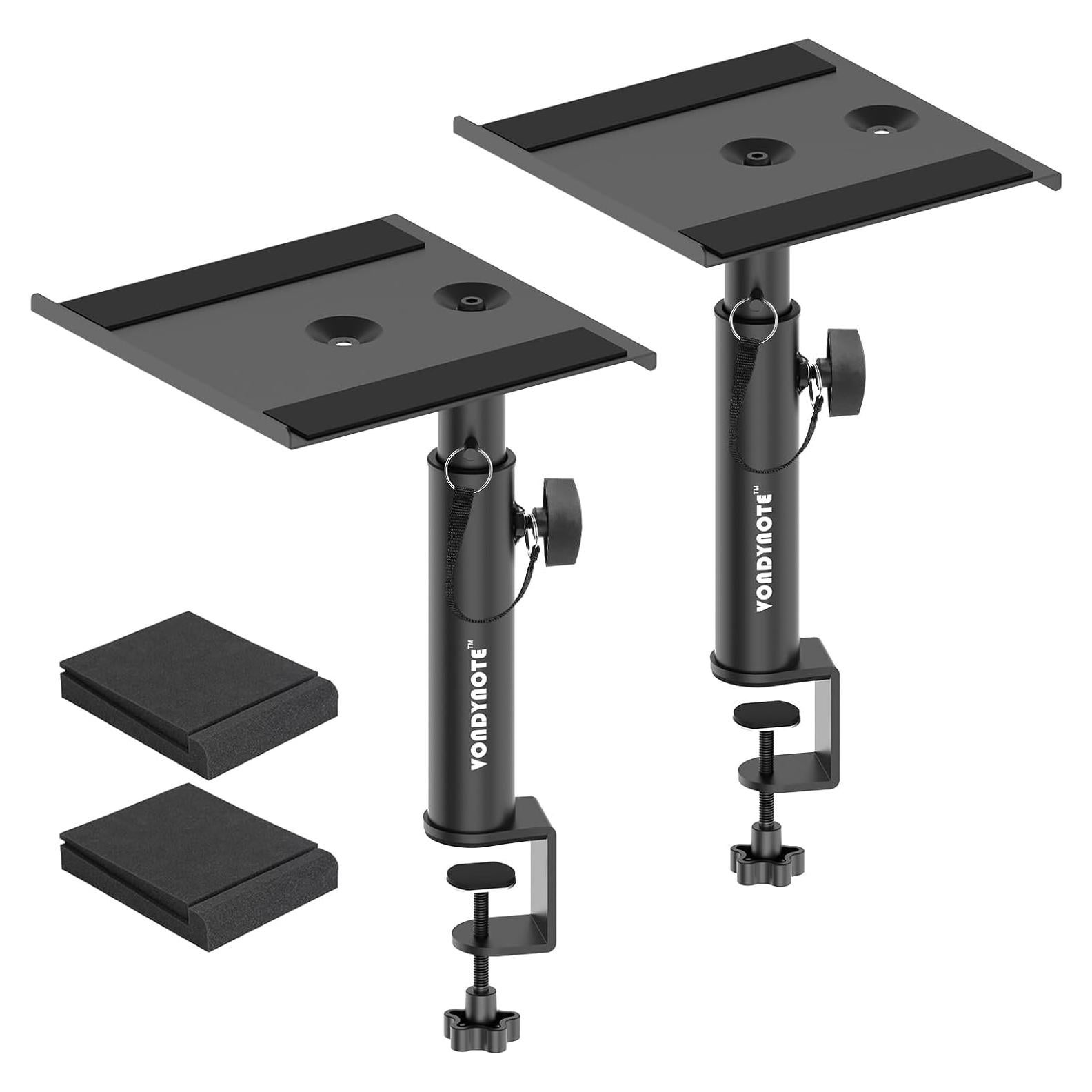 Juego de 2 Soportes de Monitor Vondynote con Abrazadera y Almohadillas