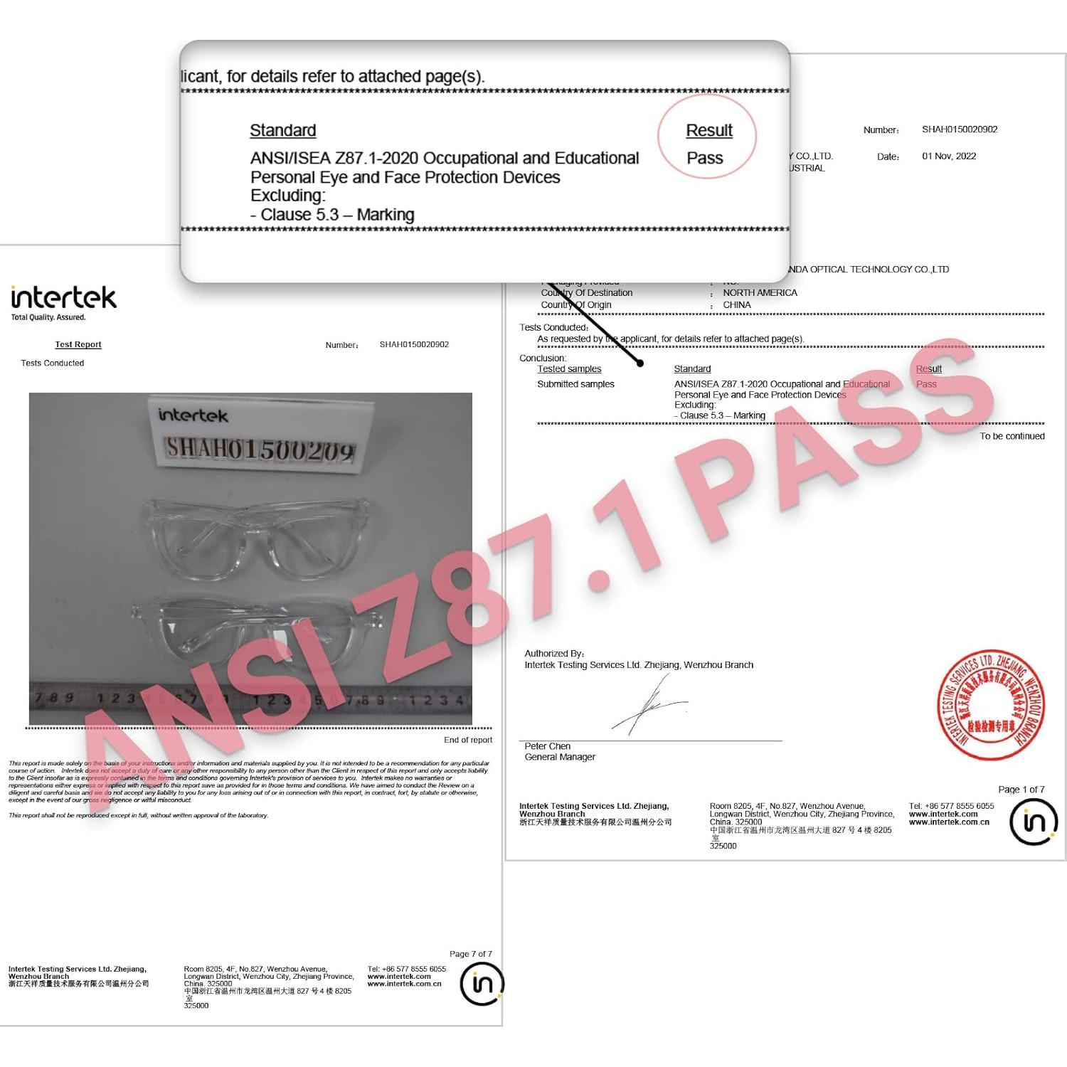 Gafas de Seguridad MORK&SUKY Antivaho Verde 16x6x5cm