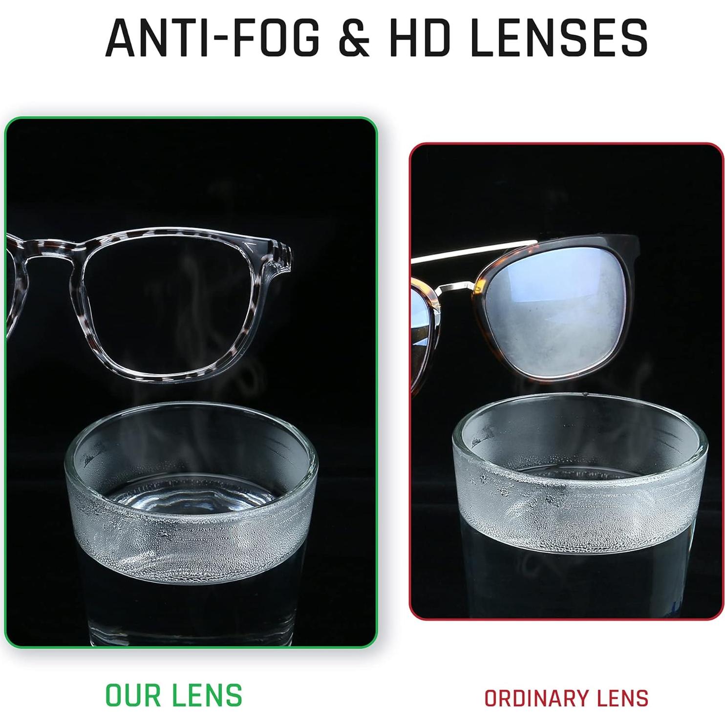 Gafas de Seguridad MORK&SUKY Antivaho Leopardo