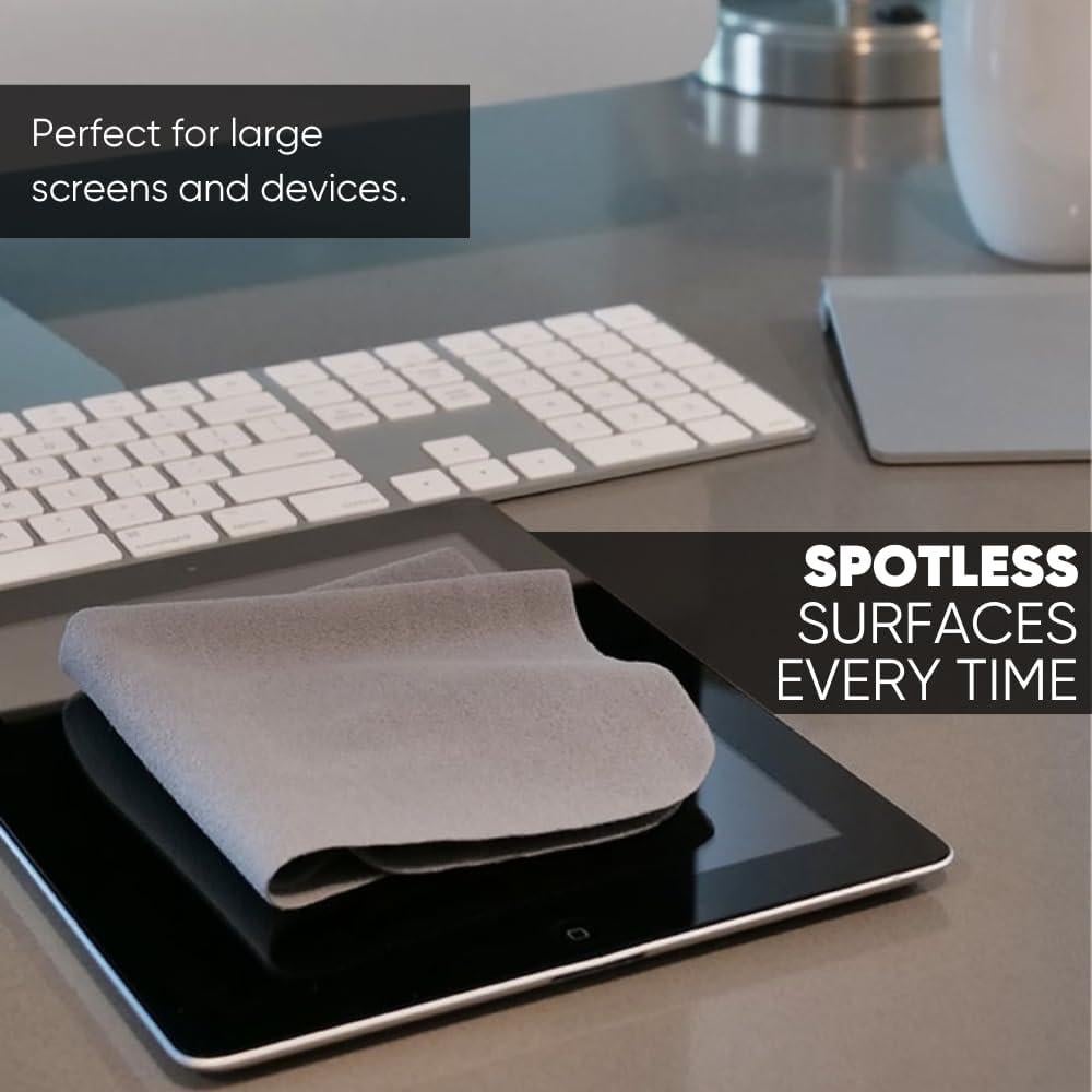 Paño de limpieza Microfiber Wholesale 14x14 Negro 3pk