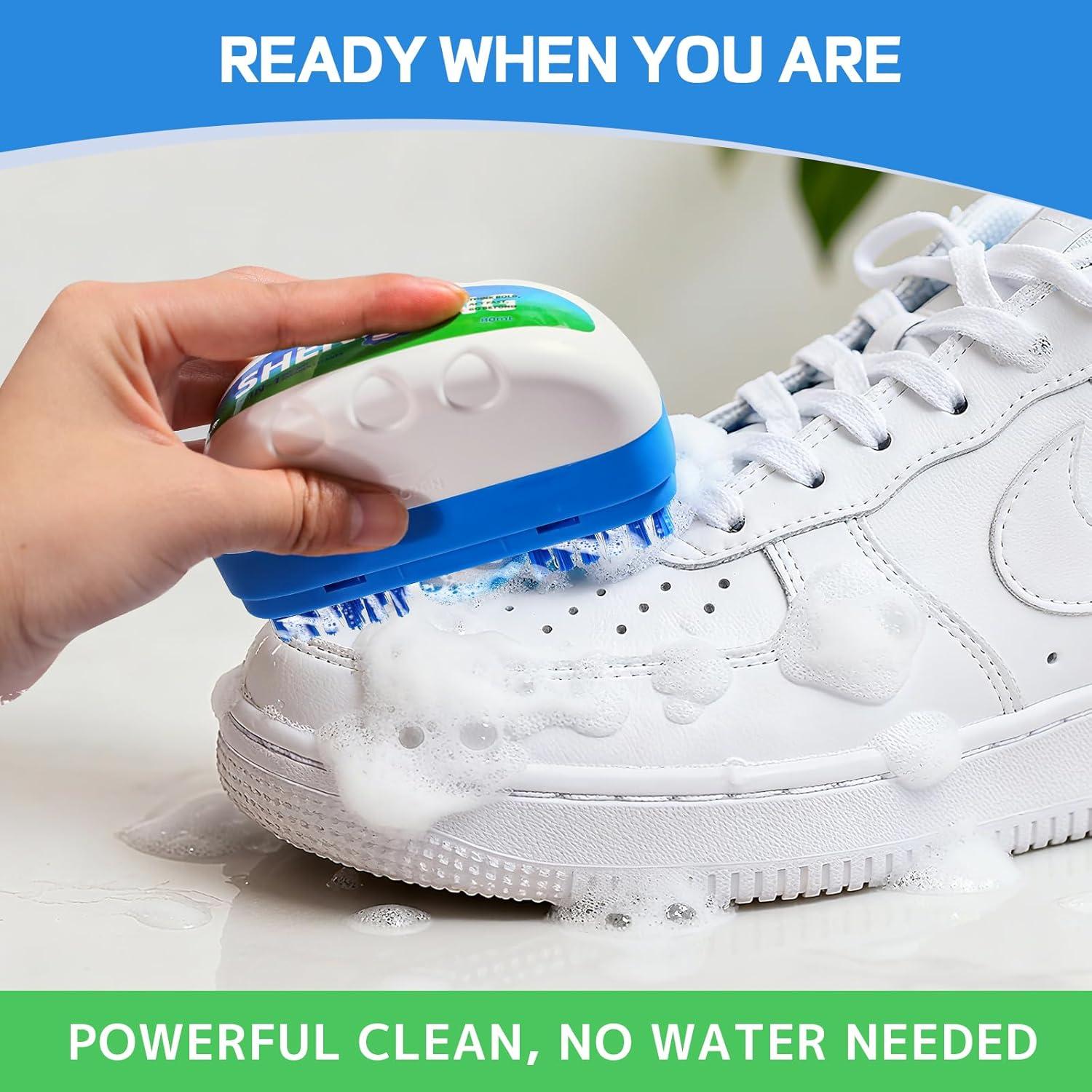 Kit Limpiador de Zapatos SHENMENG 80 mL Espuma Sin Agua