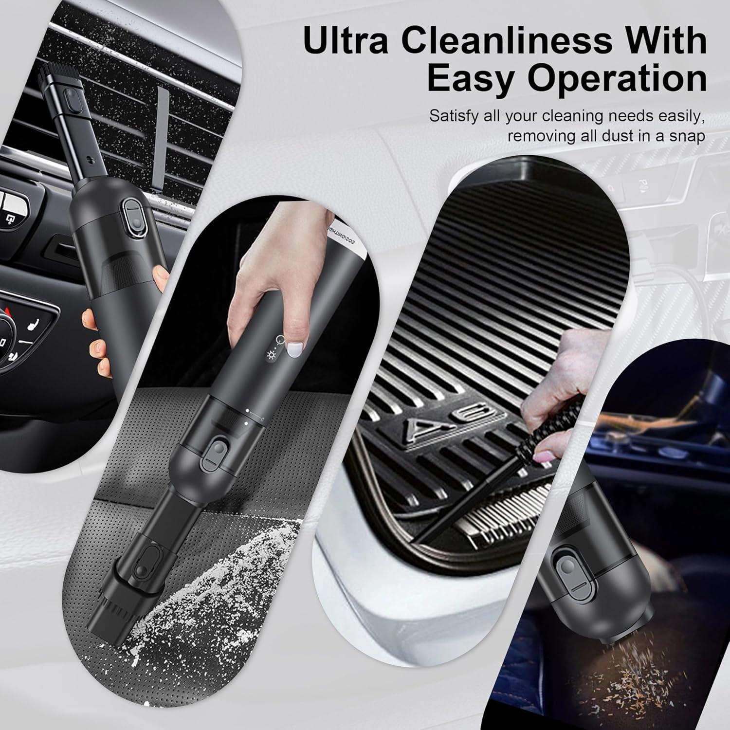 Aspiradora de Mano Inalámbrica GNOWE XCQ-001A 15000PA