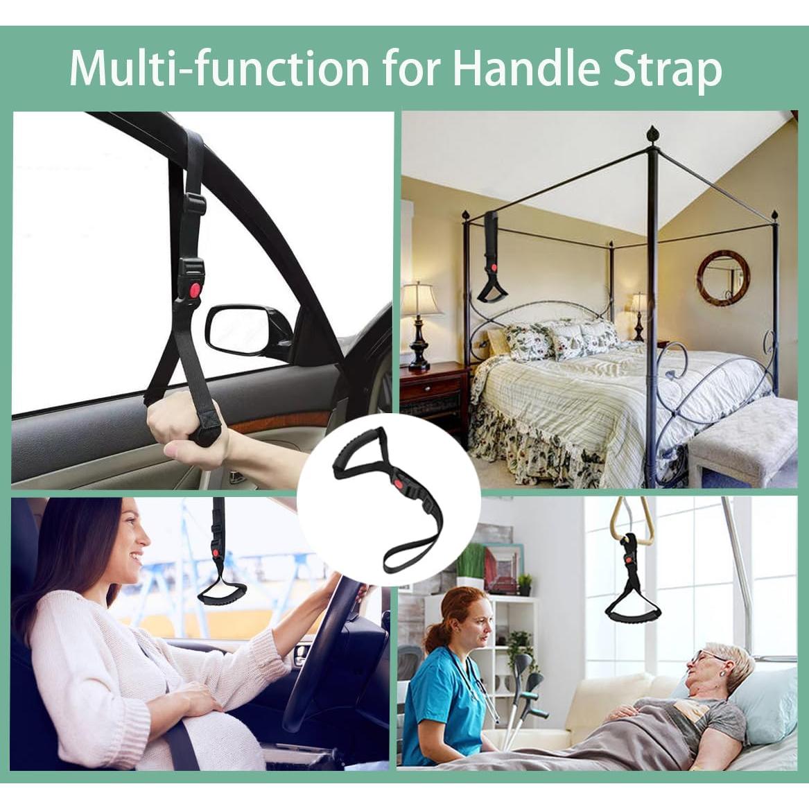Asistente de Agarre KAKKOII para Manija de Auto - 2 Correas Ajustables
