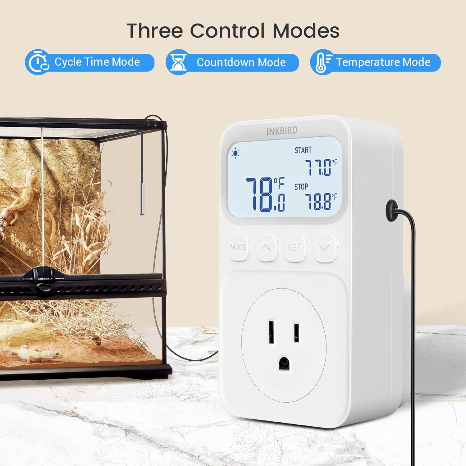 Controlador de Temperatura Digital INKBIRD C216T 1200W 10A