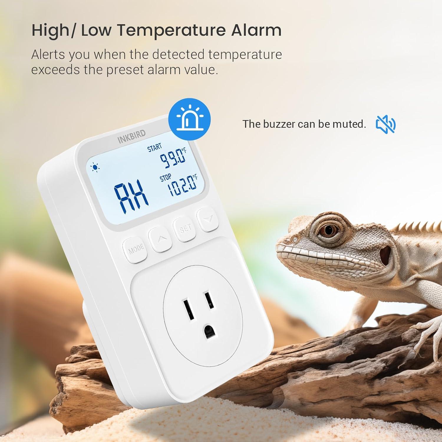 Controlador de Temperatura Digital INKBIRD C216T 1200W 10A