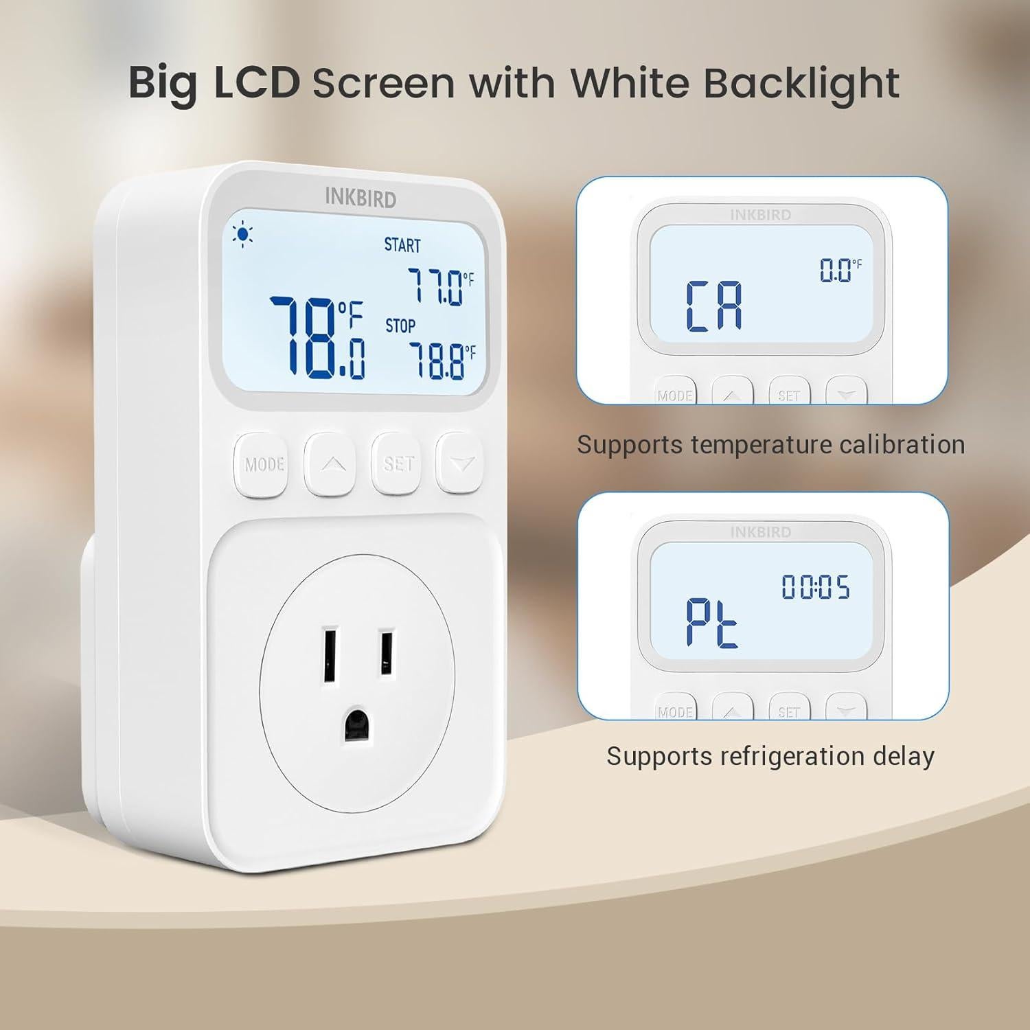 Controlador de Temperatura Digital INKBIRD C216T 1200W 10A