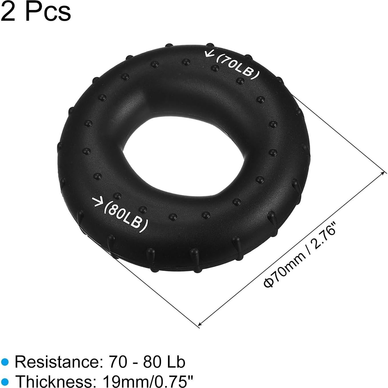 Fortalecedores de Agarre uxcell - Silicona Antideslizante 2 Pcs