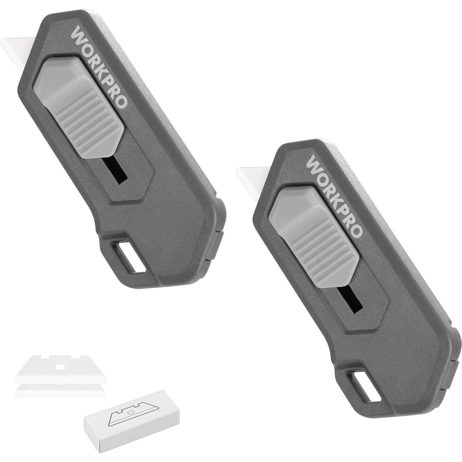 Cortador de Caja Cerámico WORKPRO Mini 7.6cm con Cuchillas Extra