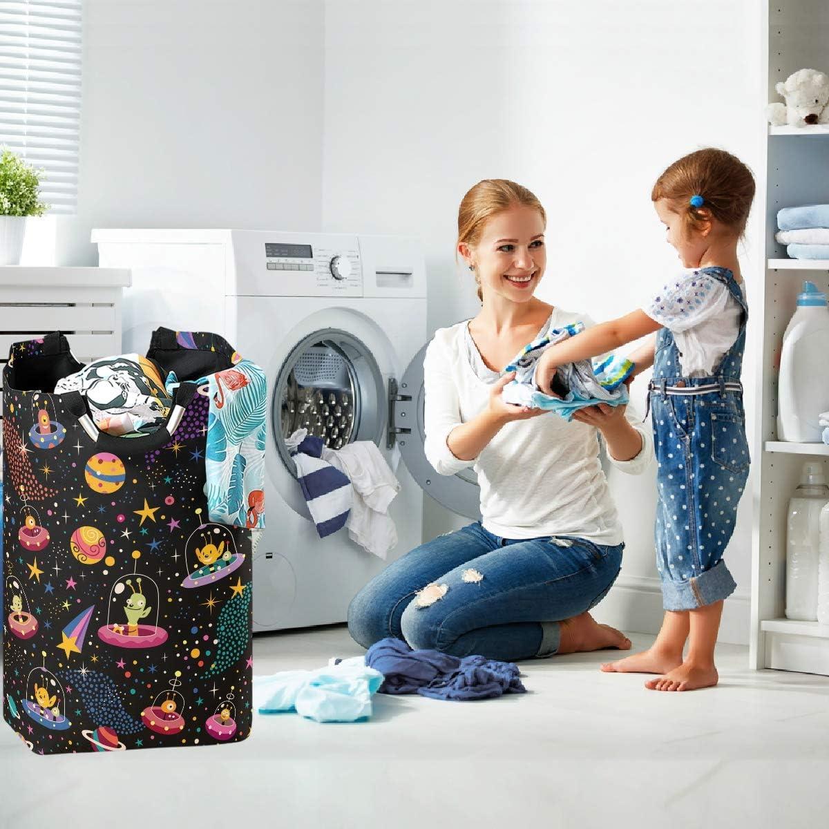 Cesta de Lavandería Plegable Visesunny Grande 80L Color Alienígena