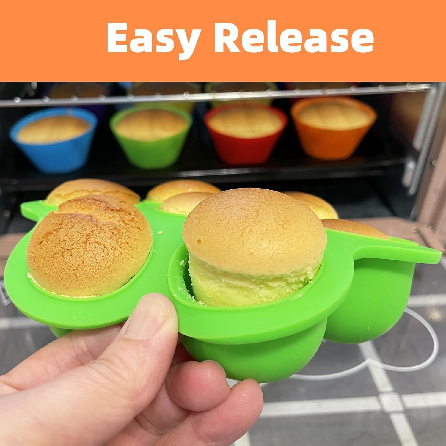 Moldes de Paletas de Silicona TEIBVG 7 Cavidades Verde