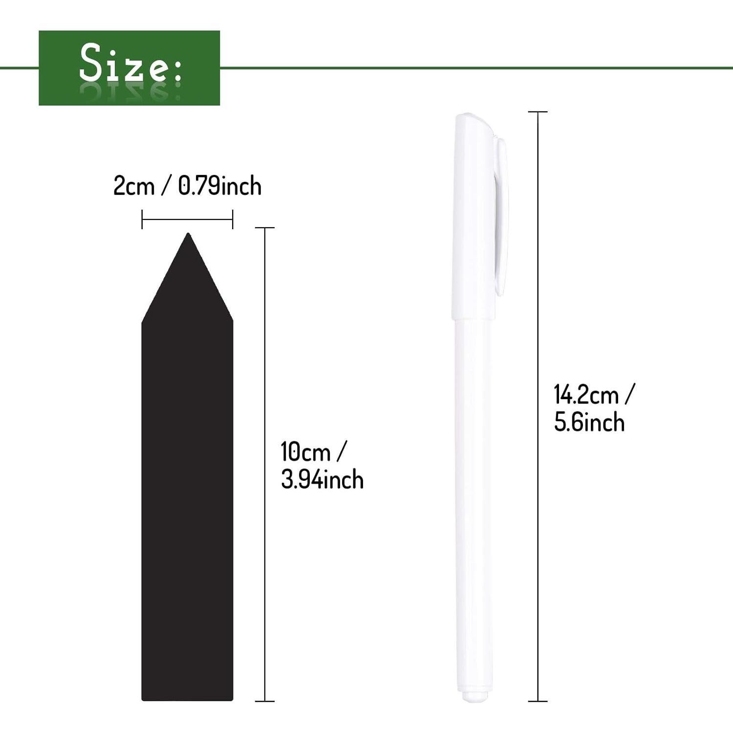 Etiquetas de Plástico para Plantas Whaline 200 Pcs 10x2 cm