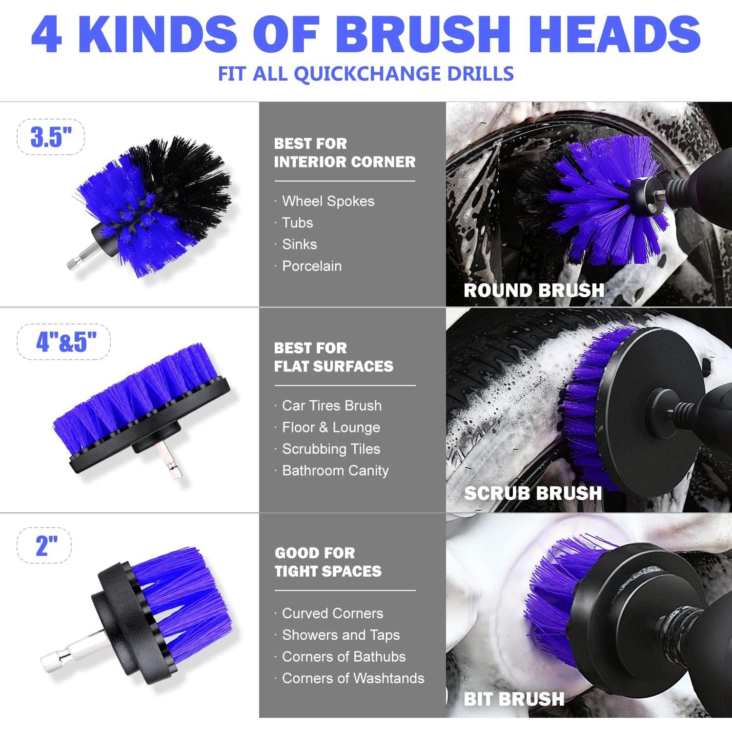 Kit de limpieza de automóviles DNA Motoring 19 piezas