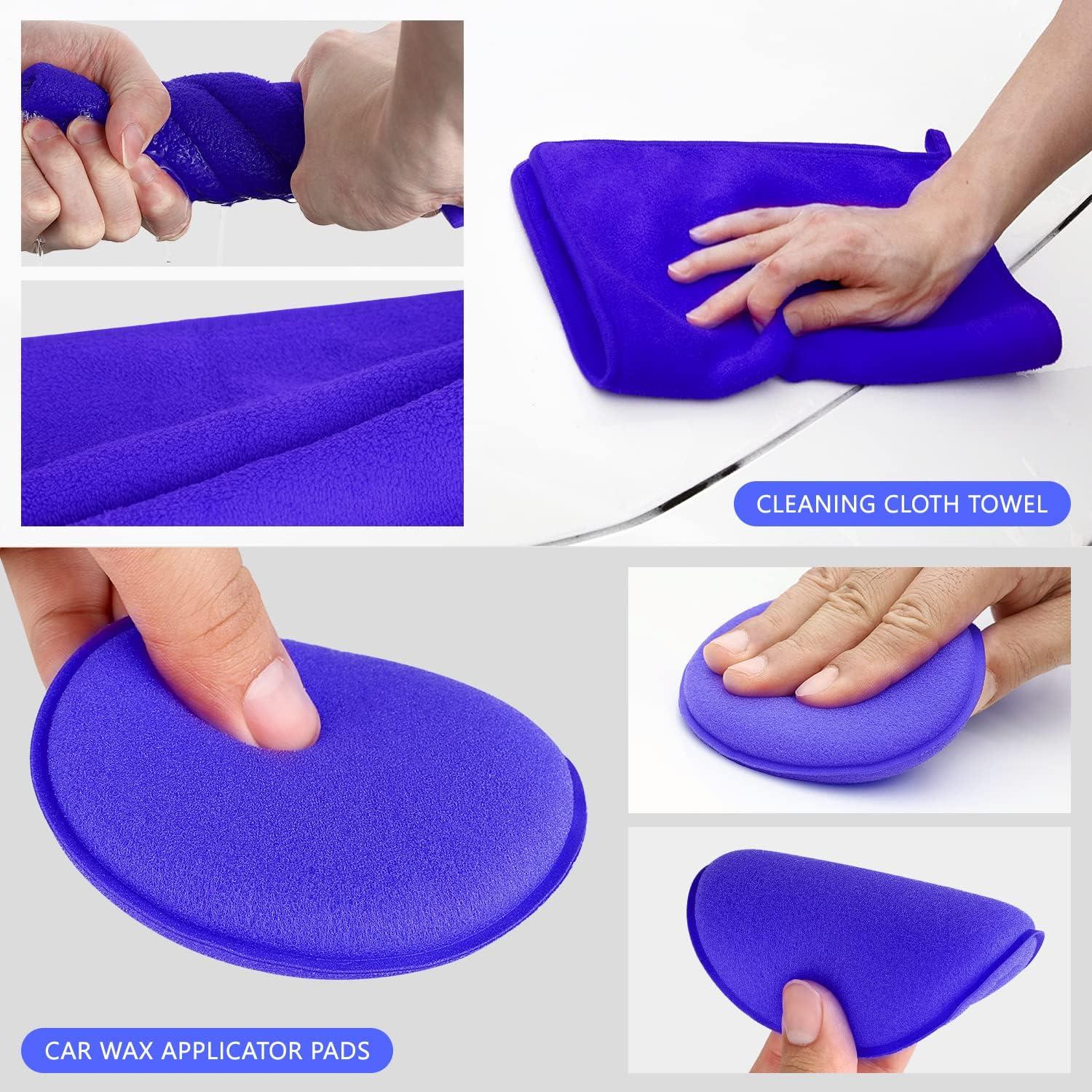 Kit de limpieza de automóviles DNA Motoring 19 piezas