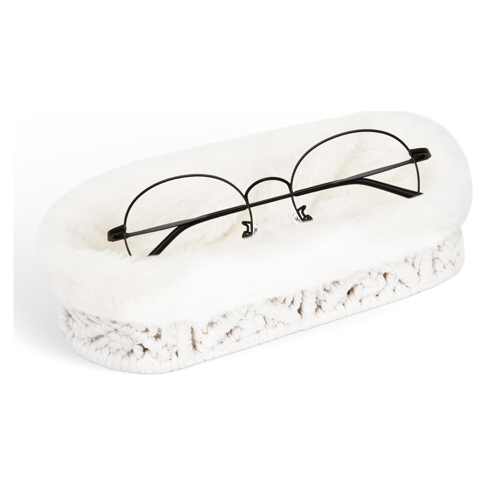 Soporte para Gafas OPULANE Beige Antirayaduras Terciopelo