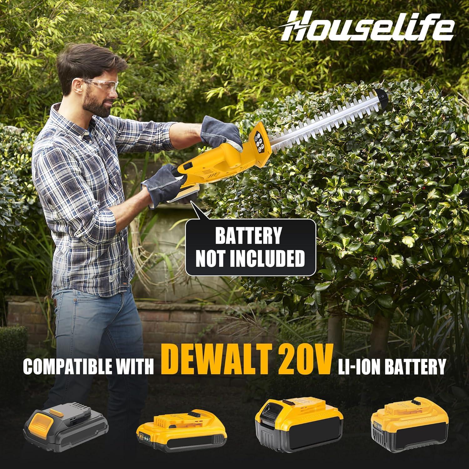 Cortadora de Setos Inalámbrica Houselife 18" 20V MAX