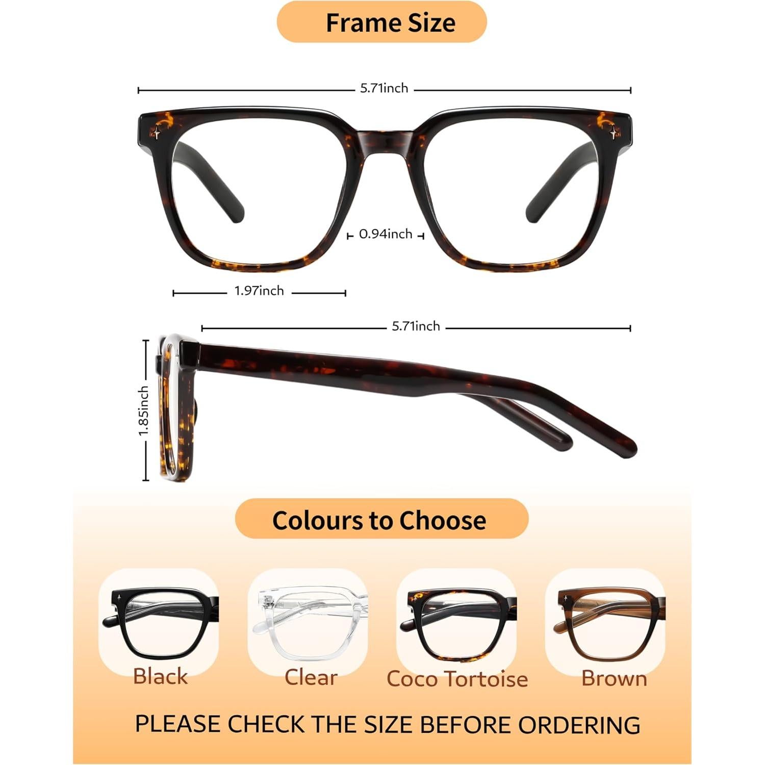 Gafas bloqueadoras de luz azul BLENDME Tortuga Ámbar